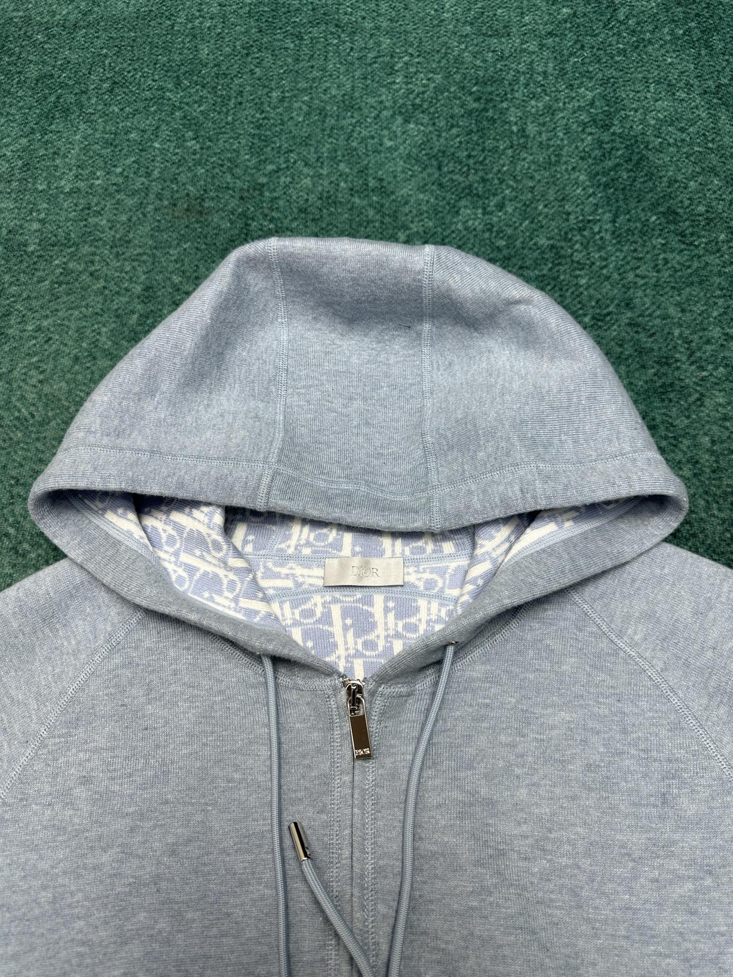 250825 A new high-quality, thick, double-sided zipper hoodie