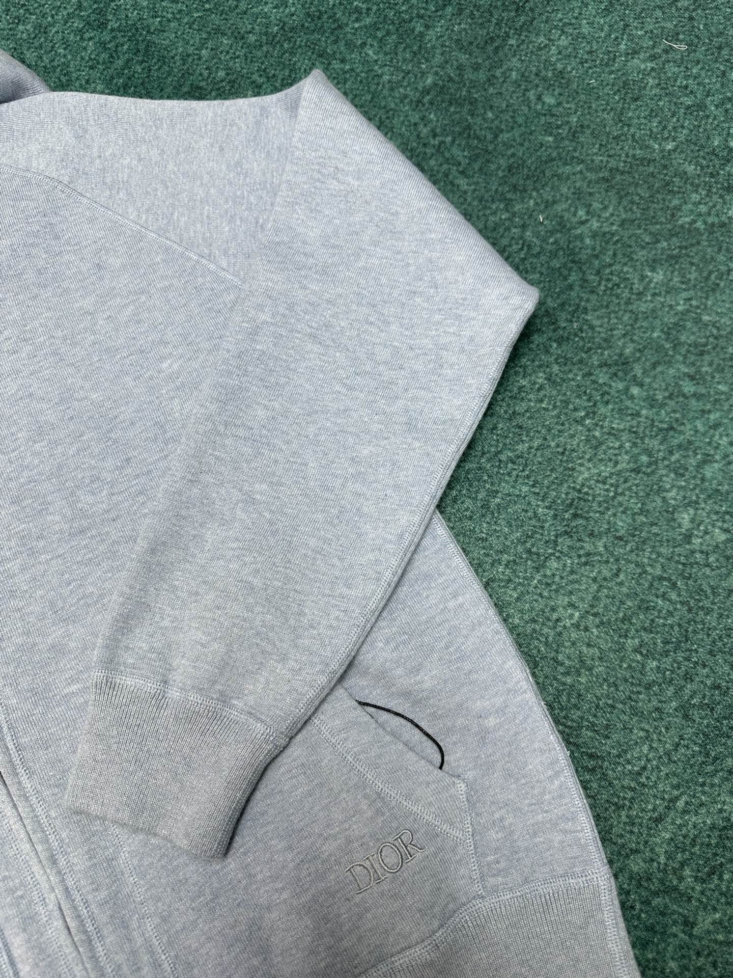 250825 A new high-quality, thick, double-sided zipper hoodie