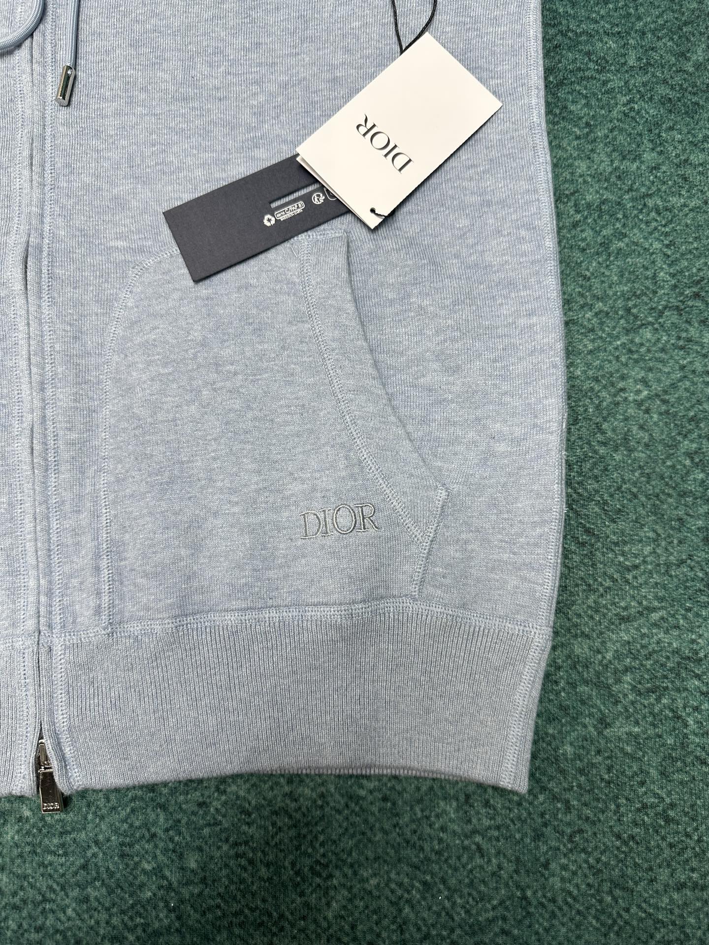 250825 A new high-quality, thick, double-sided zipper hoodie