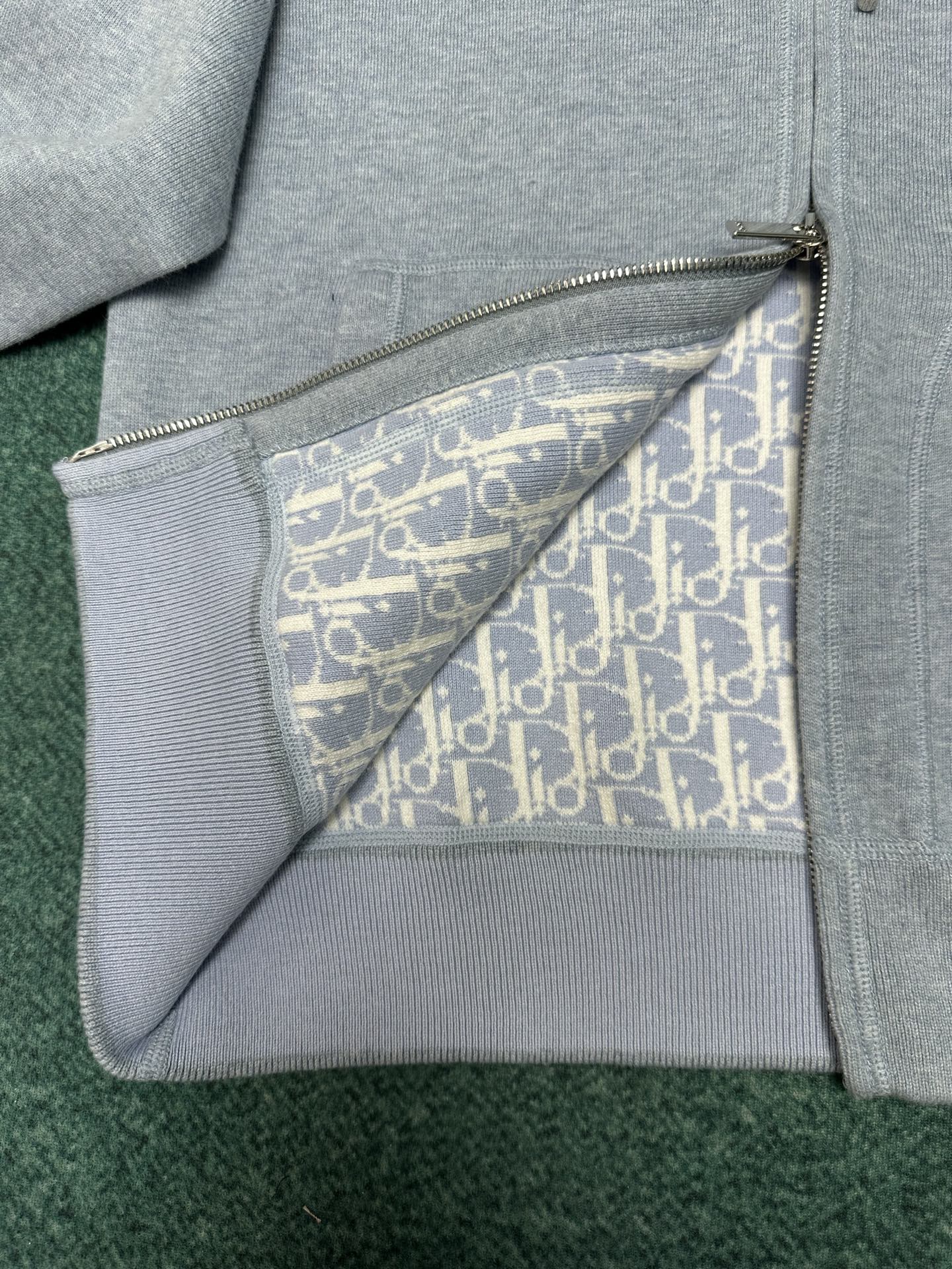 250825 A new high-quality, thick, double-sided zipper hoodie