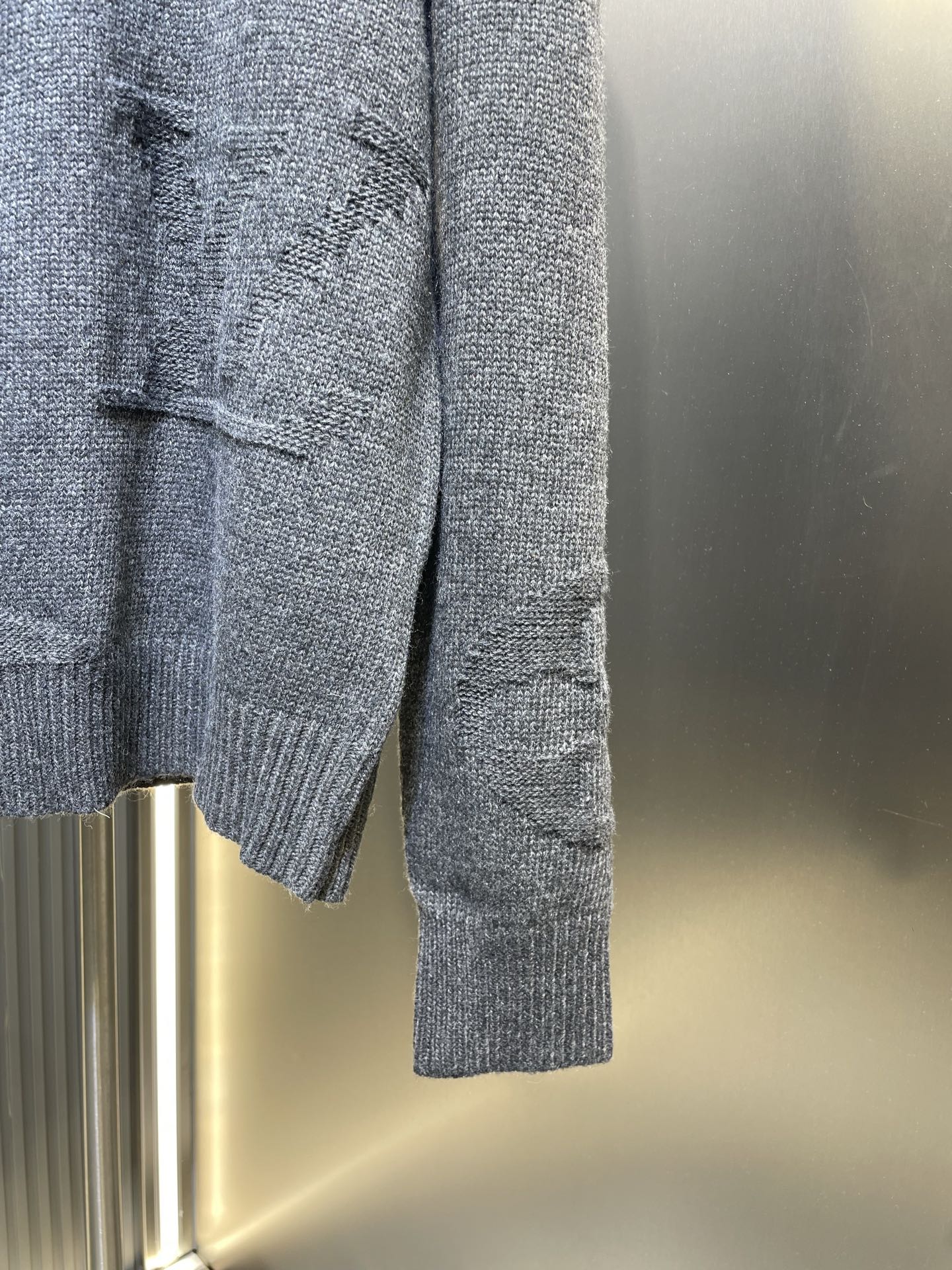 250825 New high-quality POLO wool sweater with inlaid patterns and subtle zippers