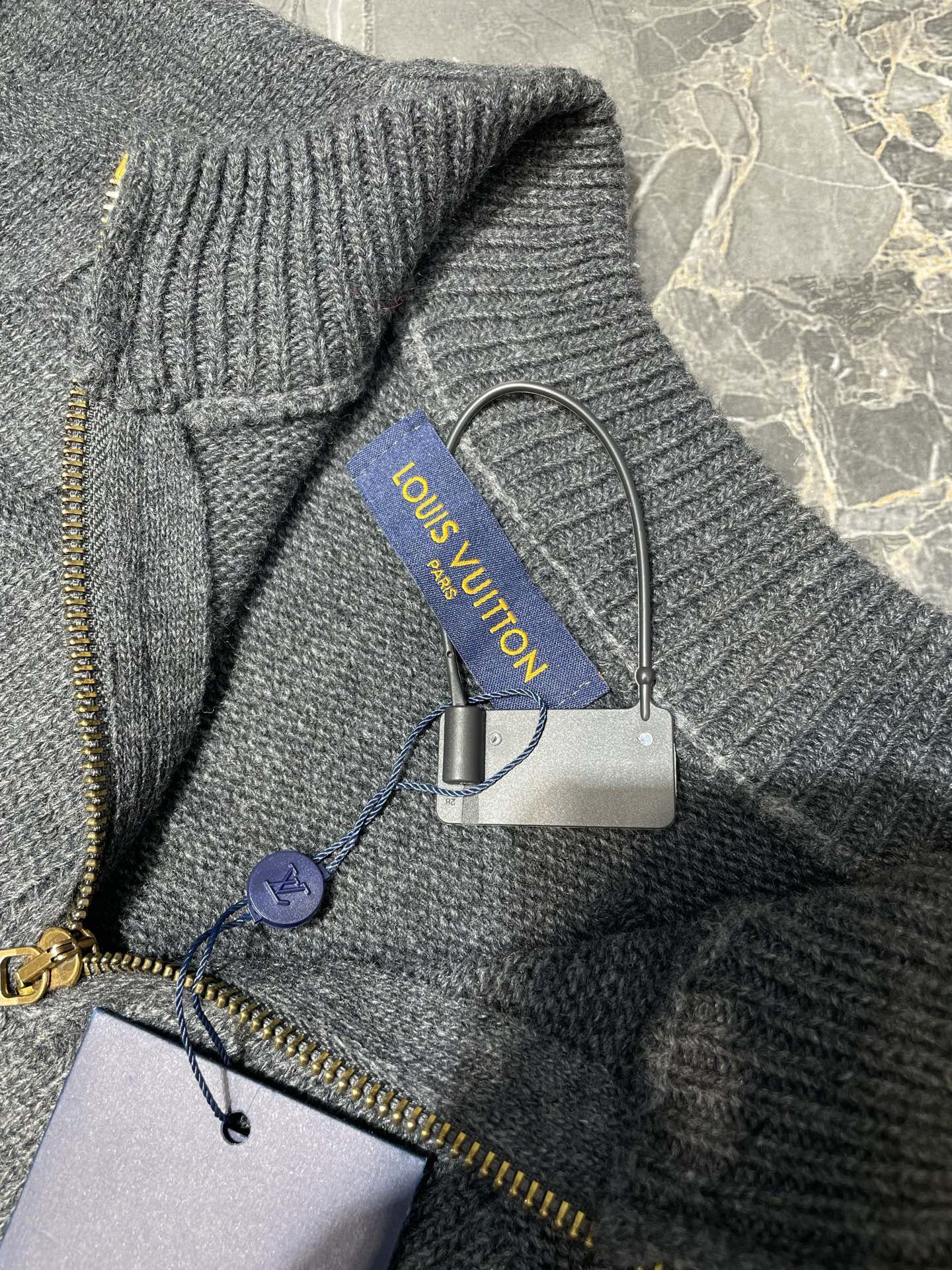 250825 New high-quality POLO wool sweater with inlaid patterns and subtle zippers
