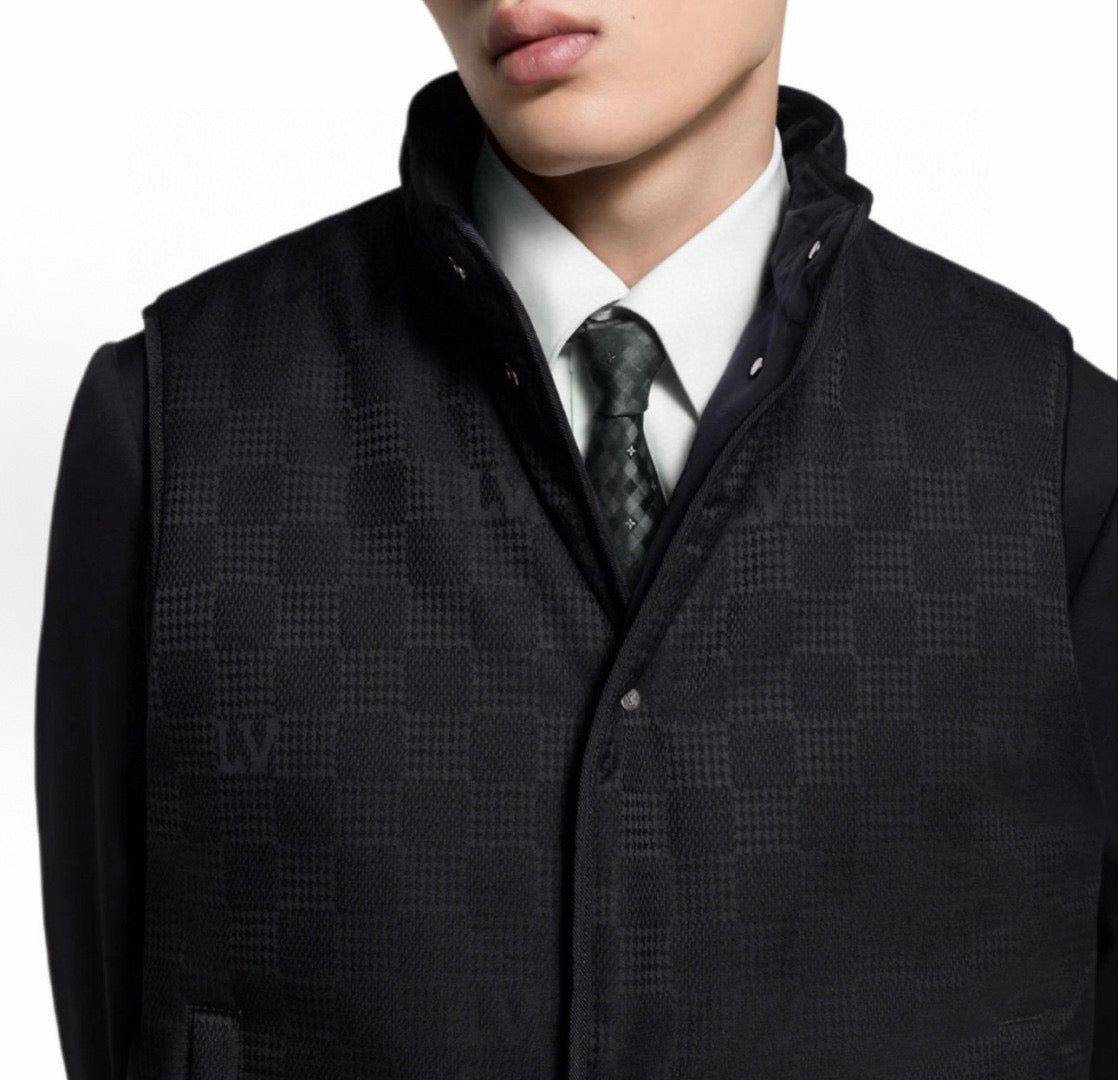 250825 New high-quality jacquard double-sided waistcoat