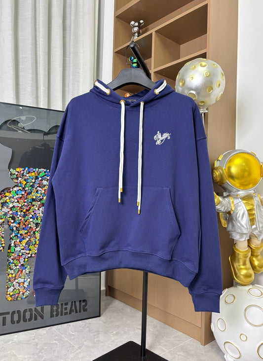 250825 New high-quality heavy industry rope knot embroidered hooded