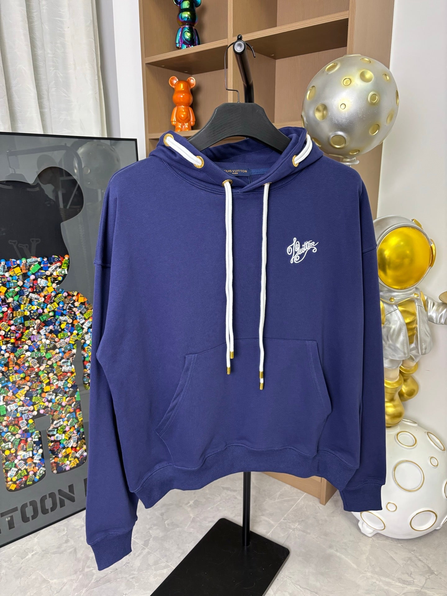 250825 New high-quality heavy industry rope knot embroidered hooded