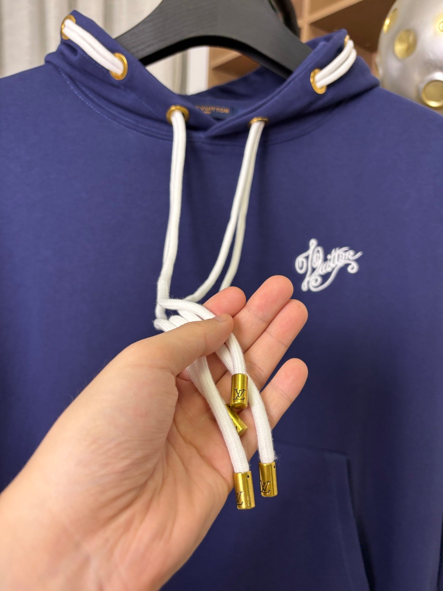 250825 New high-quality heavy industry rope knot embroidered hooded