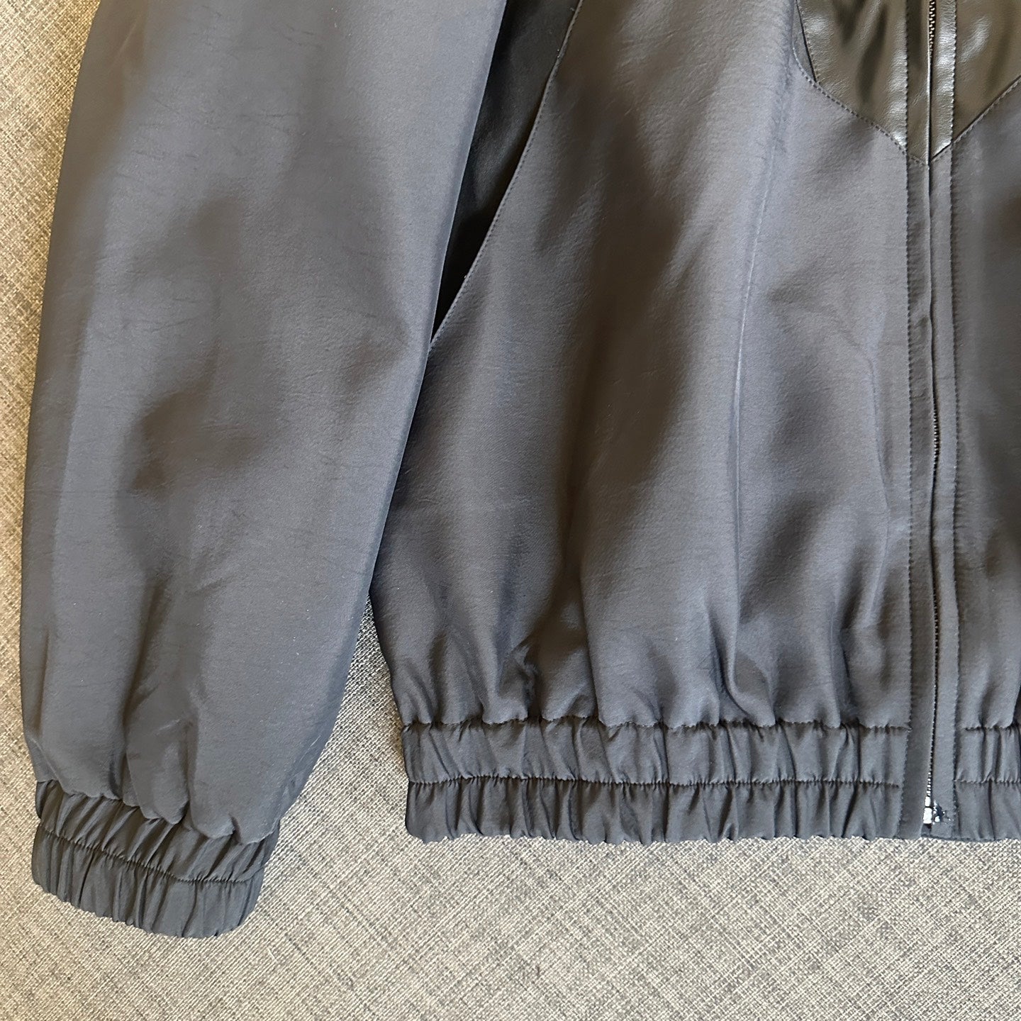 250825 A new high-quality patchwork embossed jacket