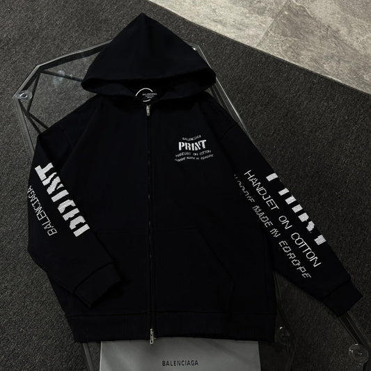 250825 New high-quality zipper hoodie