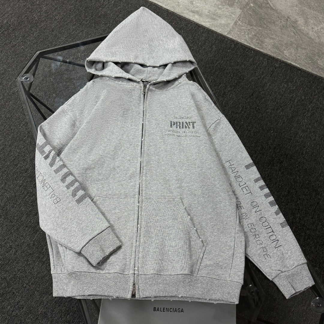 250825 New high-quality zipper hoodie