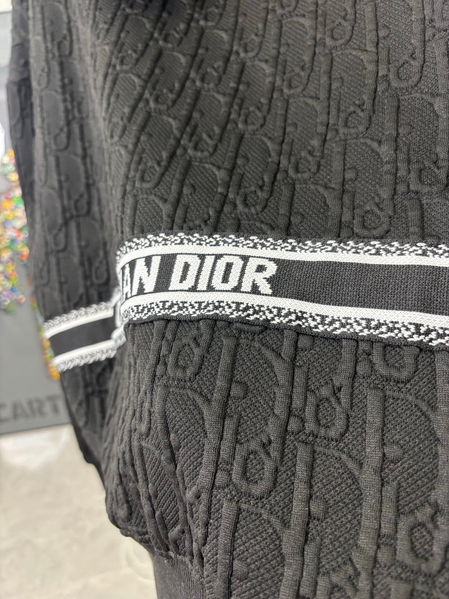 250825 New high-quality full-print embossed custom jacquard hoodie