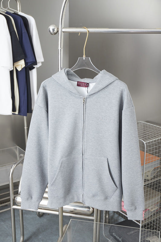 250825 New high-quality logo embroidered hoodie