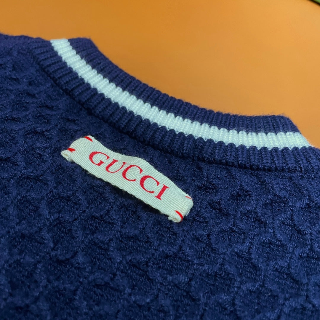 250825 New high-quality jacquard wool knitted sweater