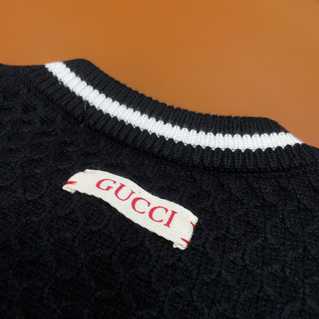 250825 New high-quality jacquard wool knitted sweater