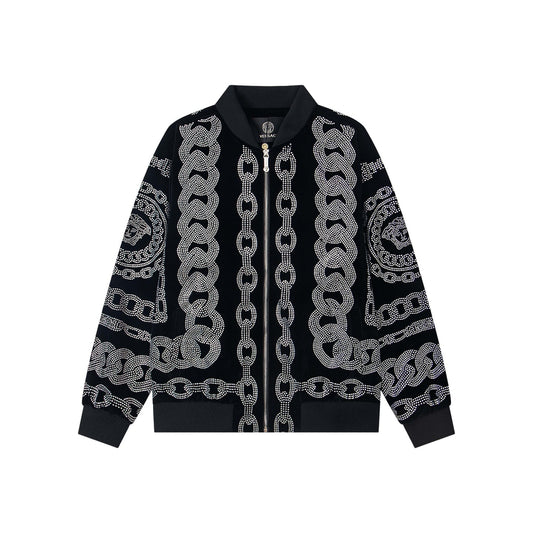 250825 New top-quality sparkling diamond jacket